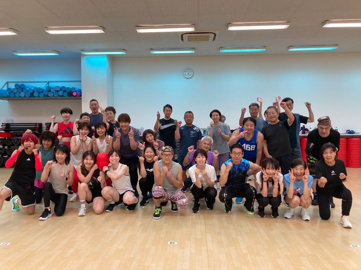 スポーツインストラクターとして活動する様子